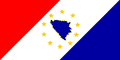 Флаг Боснии и Герцеговины 4 вариант