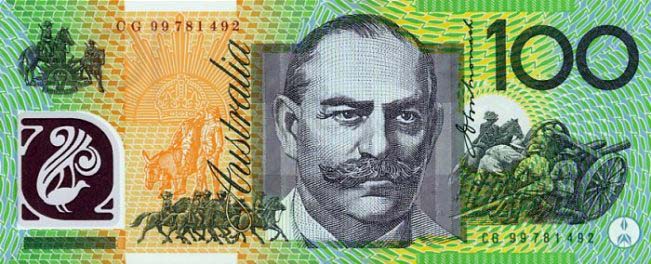 100 австралийских долларов