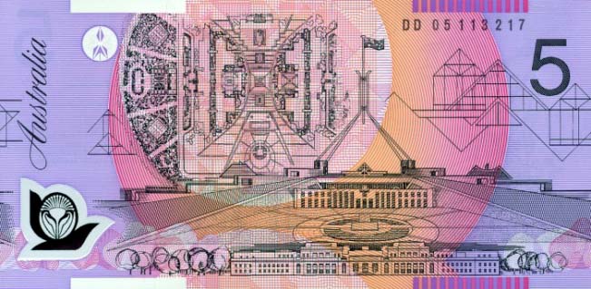 5 австралийских долларов