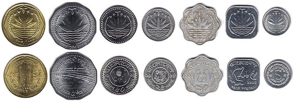монеты Бангладешского така