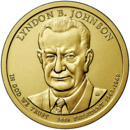 Линдон Джонсон - монеты с президентами США